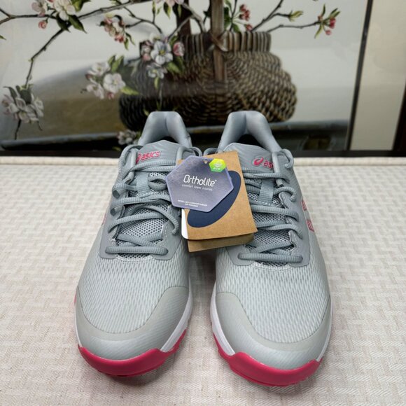 Asics Gel Contend 7 Womens Running Shoes Size 9.5 Silver & Pink - Picture 3 of 8